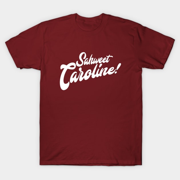 Sahweet Caroline Script T-Shirt by Mudge